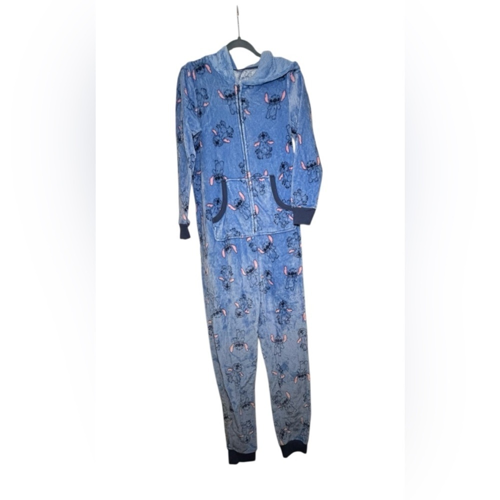Disney Stitch Hooded Onesie Pajamas - Excellent condition